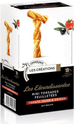 Mini-torsades tomate olive origan