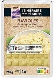 RAVIOLES CHEVRE FINES HERBES 240g