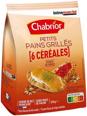 Petits pains grillés aux 6 céréales