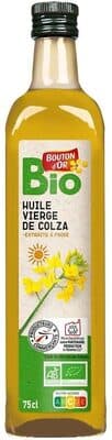 Huile de colza vierge biologique 75cl