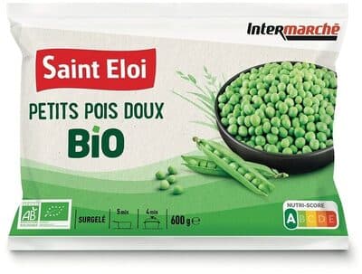 Petits pois doux bio