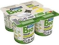 Yaourt étuvé bio citron 4x125g