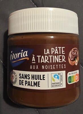 Pâte à tartiner aux noisettes sans huile de palme
