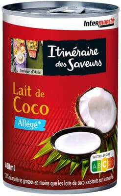 Lait de coco allégé - 400 mL