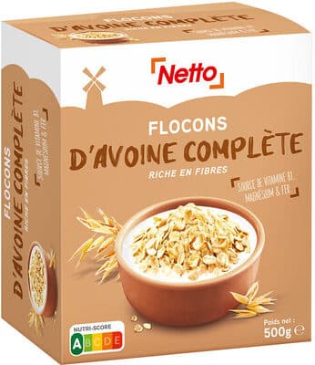 Flocons d'avoine complète - 500g