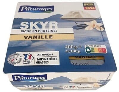 SKYR VANILLE 4x100g