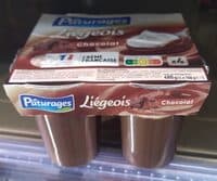 Liegeois chocolat 4x100g