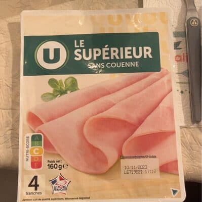 Jambon Supérieur sans couenne BBC
