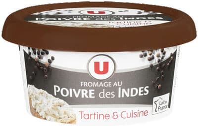 Fromage au poivre au lait pasteurisé 24%MG