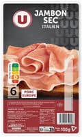 Jambon sec Italien - x6 tranches, 100g