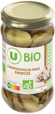 Champignons de Paris émincés - Bocal 280g