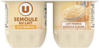 Semoule au lait à la vanille 4x115g