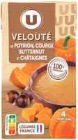 Soupe Velouté de potiron et chataignes brique 1l