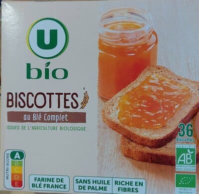 Biscottes au blé complet