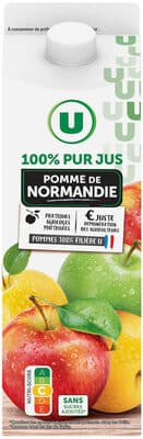 Pur jus de pomme de Normandie brique de 1l