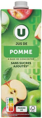 Jus à base de concentré de pomme 1l