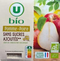 Pomme-poire sans sucres ajoutés
