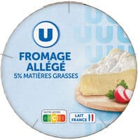 Fromage léger au lait pasteurisé 5%MG, 250g