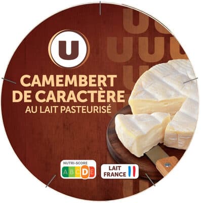 Camembert de caractère au lait pasteurisé 21%MG, 250g