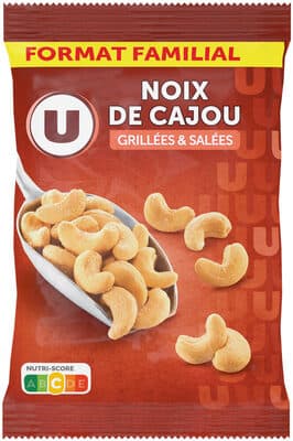 Noix de cajou grillées et salées étui de 400g