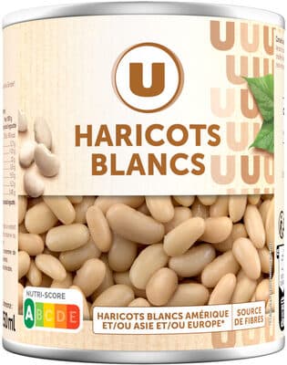 Haricots blancs préparés - Boîte 500g