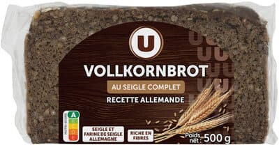 Pain spécial Vollkornbrot au seigle 500g