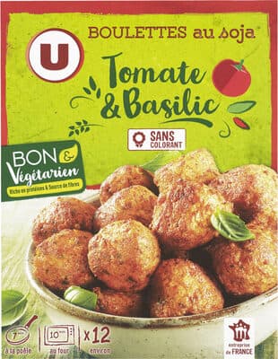 Boulettes au soja tomate et basilic bon et végétarien - 200g