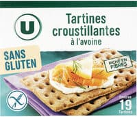 Tartines croustillantes à l'avoine sans gluten 230g