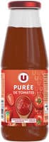 Purée de tomates fraîches sans sel ajouté bouteille de 700g
