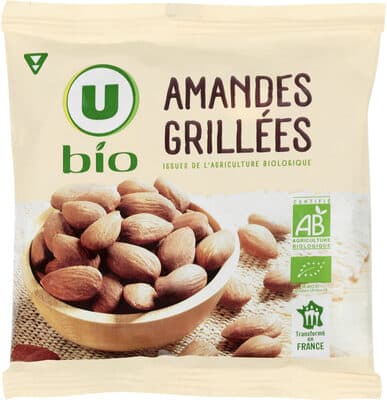 Amandes grillées paquet de 100g