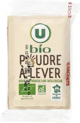 Poudre à lever 6 sachets de 10g