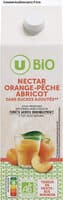 Nectar orange pêche abricot ss sucre ajoutés brique de 1 litre