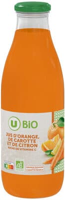 Pur jus d'orange carotte citron 1L