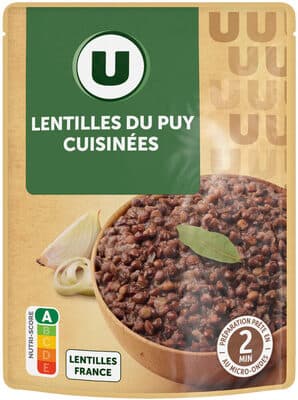 Lentilles cuisinées - Sachet 250g
