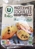 Madeleines coquilles pépites de chocolat 250g