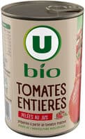 Tomates entières pelées boîte 1/2 238g