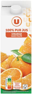 Pur jus d'orange - brique 1 litre
