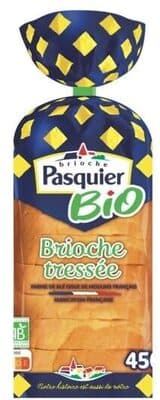 Brioche tressée Bio tranchée x 11 tranches