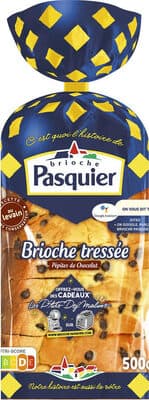 Brioche Tressée Tranchée Pépites