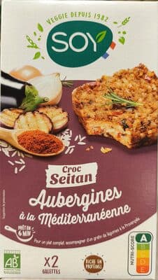 Croc' Seitan Aubergines à la Méditerranéenne