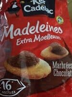 Madeleines Marbrees chocolat