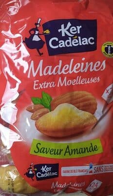 Madeleines extra moelleuses Saveur Amande