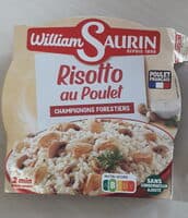 Risotto au poulet à la crème de champignons