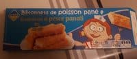 Bâtonnets de poisson pané