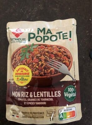 Riz et lentilles Ma Popote!