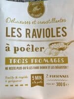 Ravioles à Poêler aux 3 Fromages