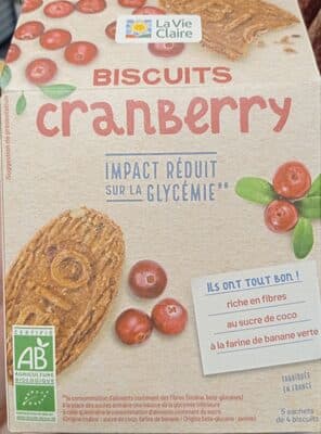 Biscuits cranberry