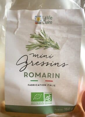 Mini gressins romarin