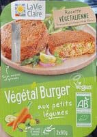 Vegetal burger petits legumes