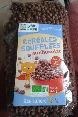 Céréales soufflées au chocolat